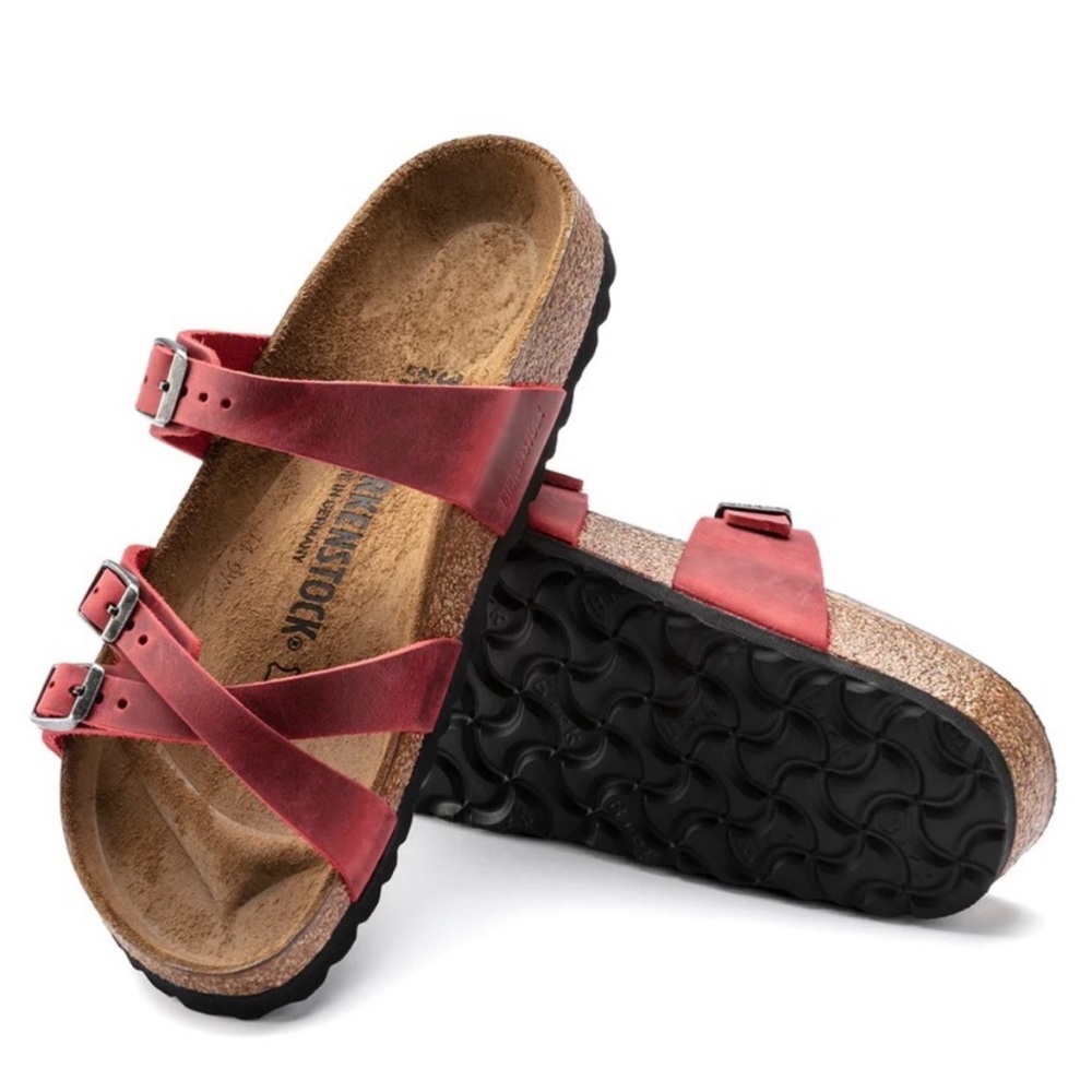 BIRKENSTOCK WOMEN'S FRANCA FIRE RED
